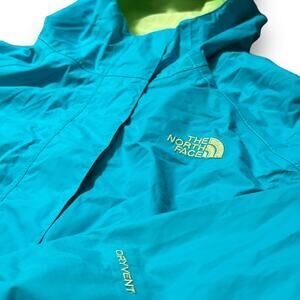 The North Face Hyvent Lightweight Full Zip and Velcro Closure Hooded Jacket
